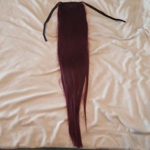 28" real human hair ponytail extension